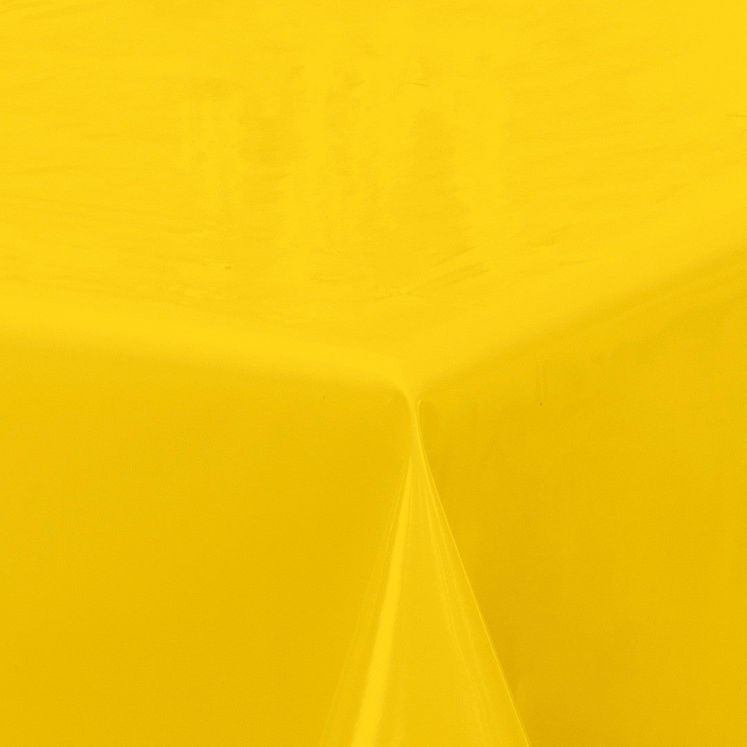 Nordfavn Uni Empire Gul - Ensfarvet halvblank voksdug, hjørne