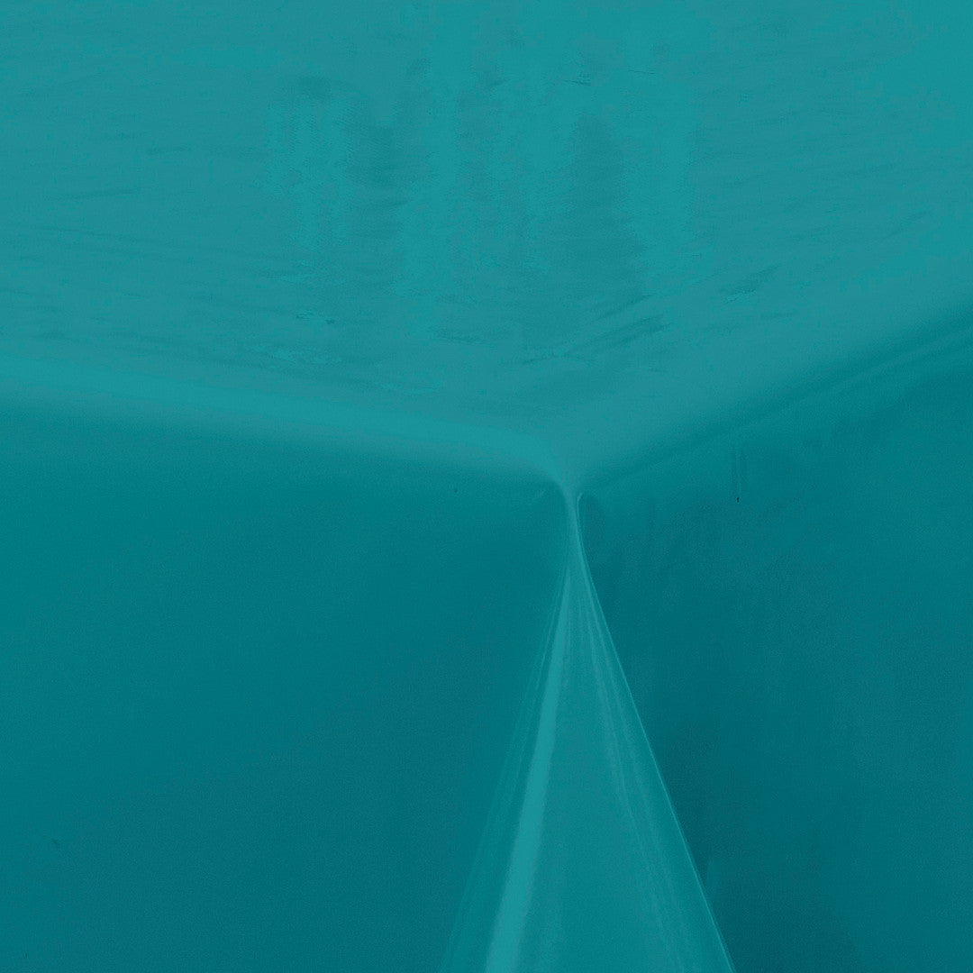 Nordfavn Uni Canard Blå - Ensfarvet halvblank voksdug, hjørne