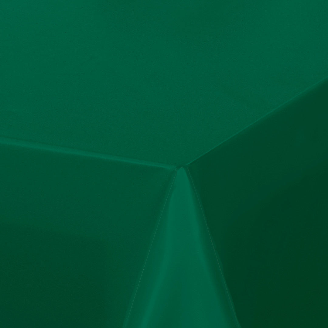 Nordfavn Uni Mørke Grøn - Ensfarvet halvblank voksdug, hjørne