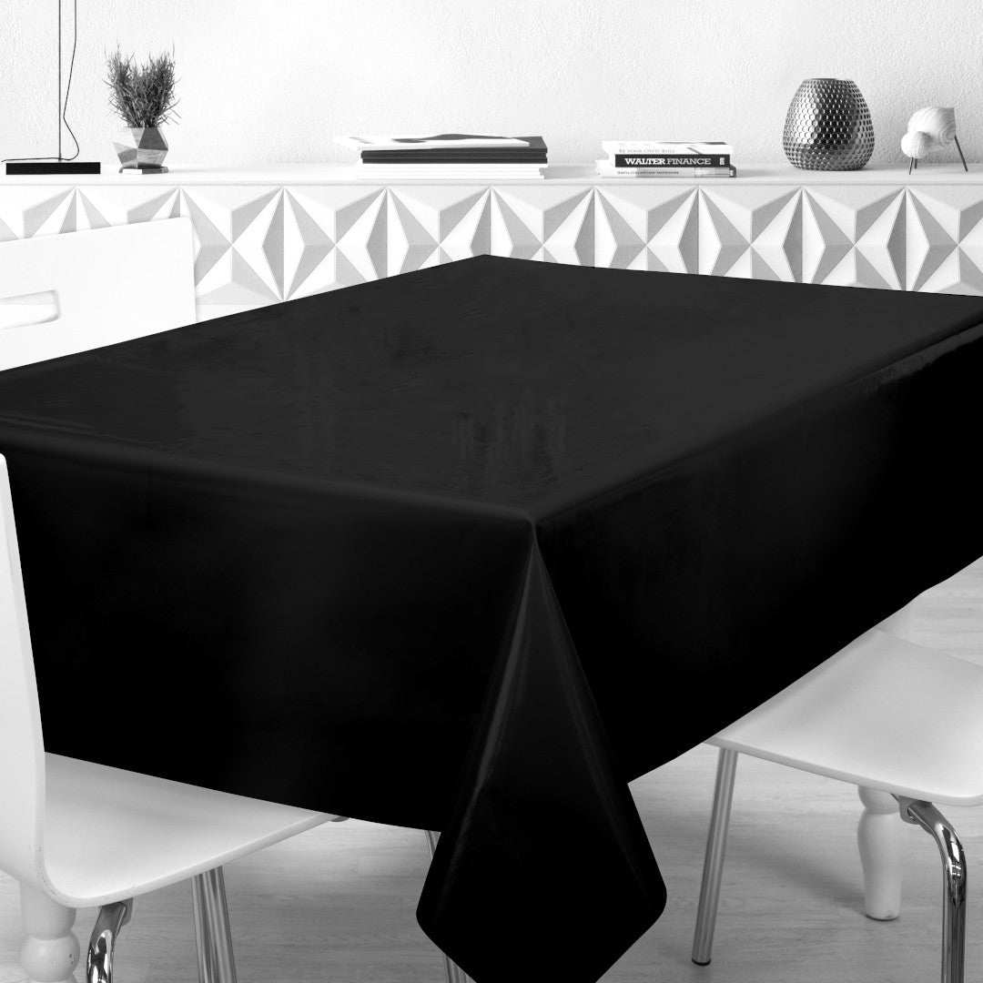 Nordfavn Uni Pirate Black - Ensfarvet halvblank voksdug, miljø