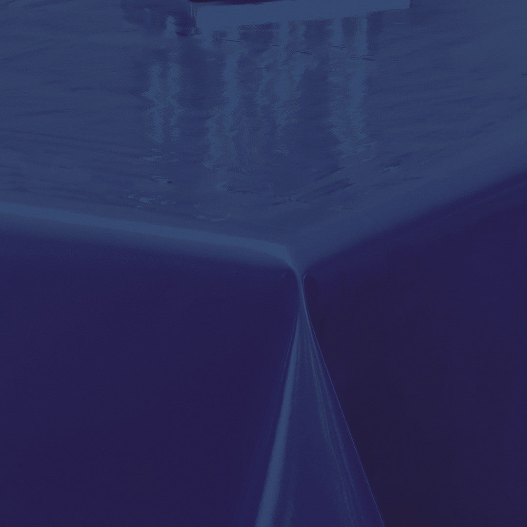 Nordfavn Uni Sailor Blå - Ensfarvet halvblank voksdug, hjørne