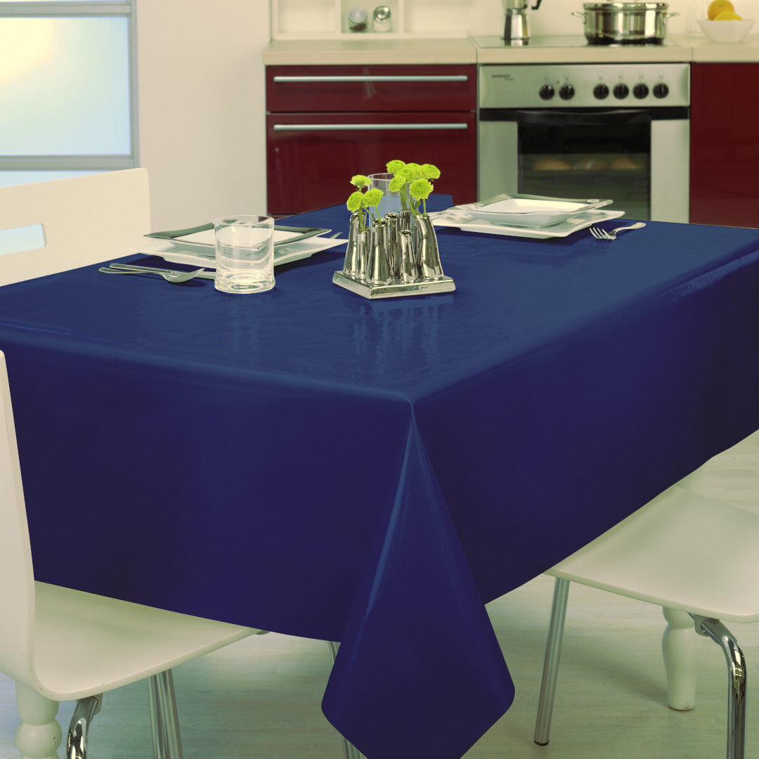 Nordfavn Uni Sailor Blå - Ensfarvet halvblank voksdug, miljø