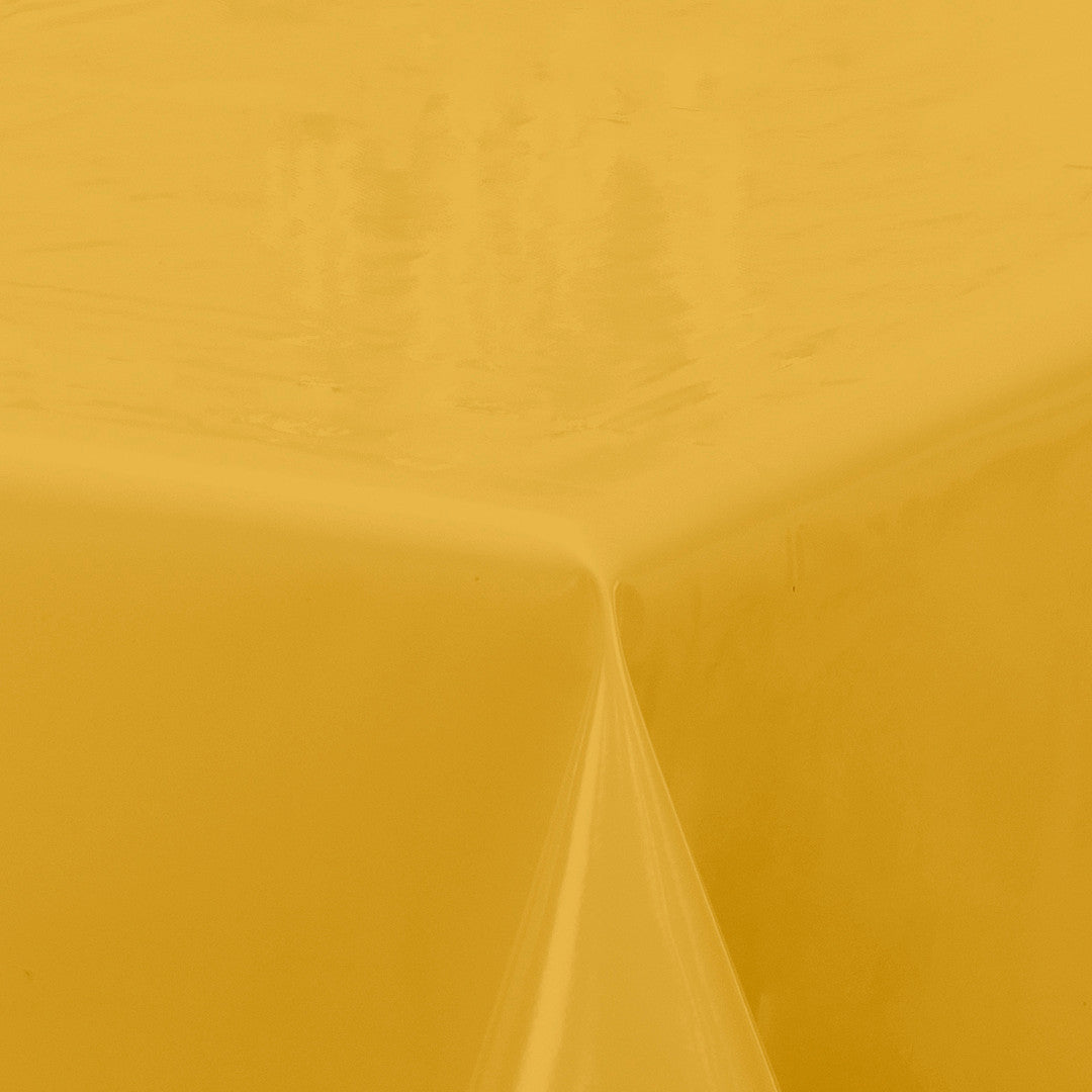 Nordfavn Uni Varm Gul - Ensfarvet halvblank voksdug, hjørne