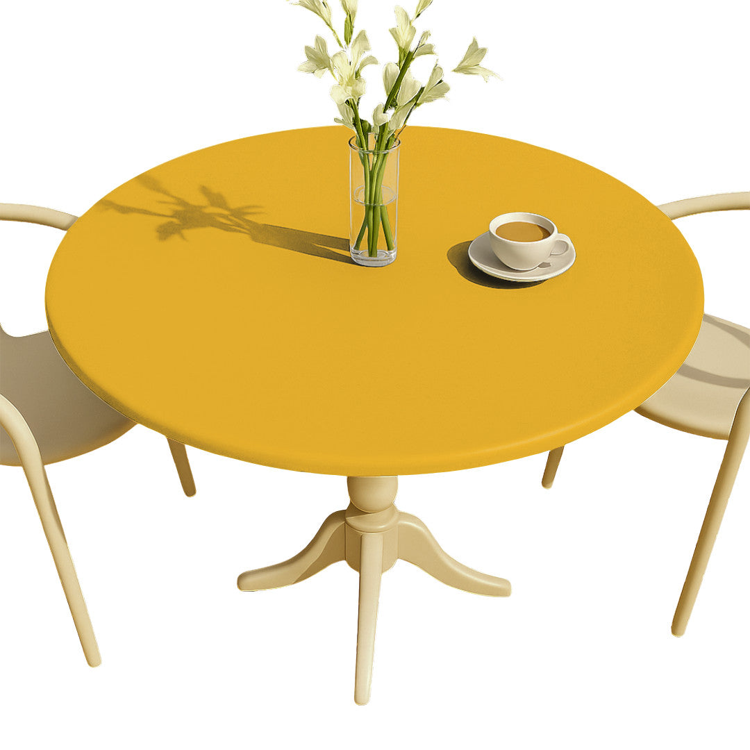 Nordfavn Uni Varm Gul - Ensfarvet halvblank voksdug