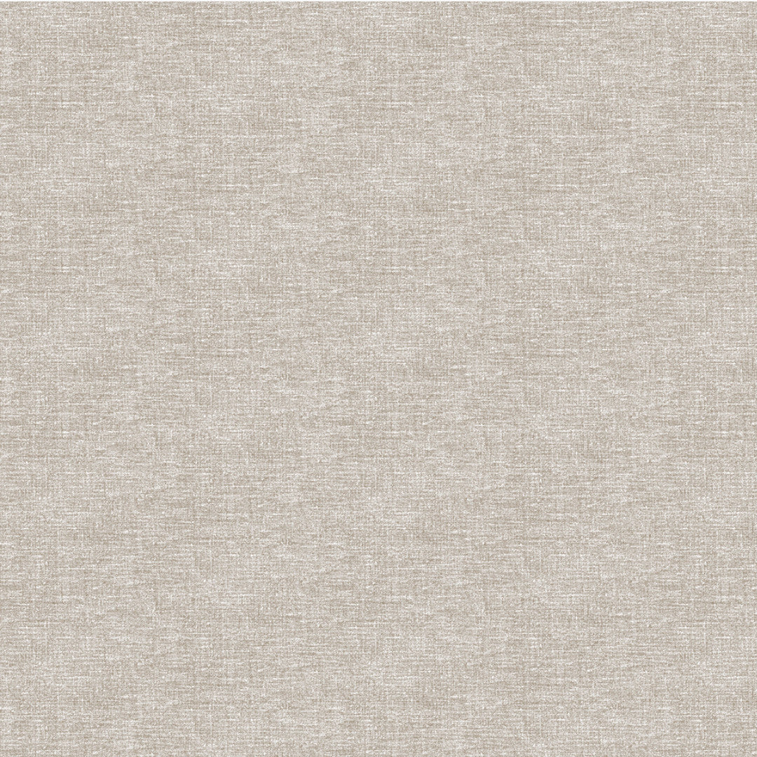 Oriel Beige - Ensfarvet voksdug med hørlook i lys beige, mønster