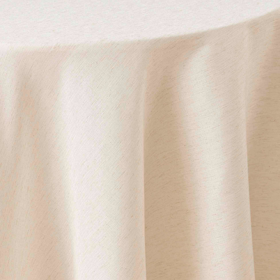 Pauline – Rund dug i polyester/hør Ø 180 cm, nærbillede 1