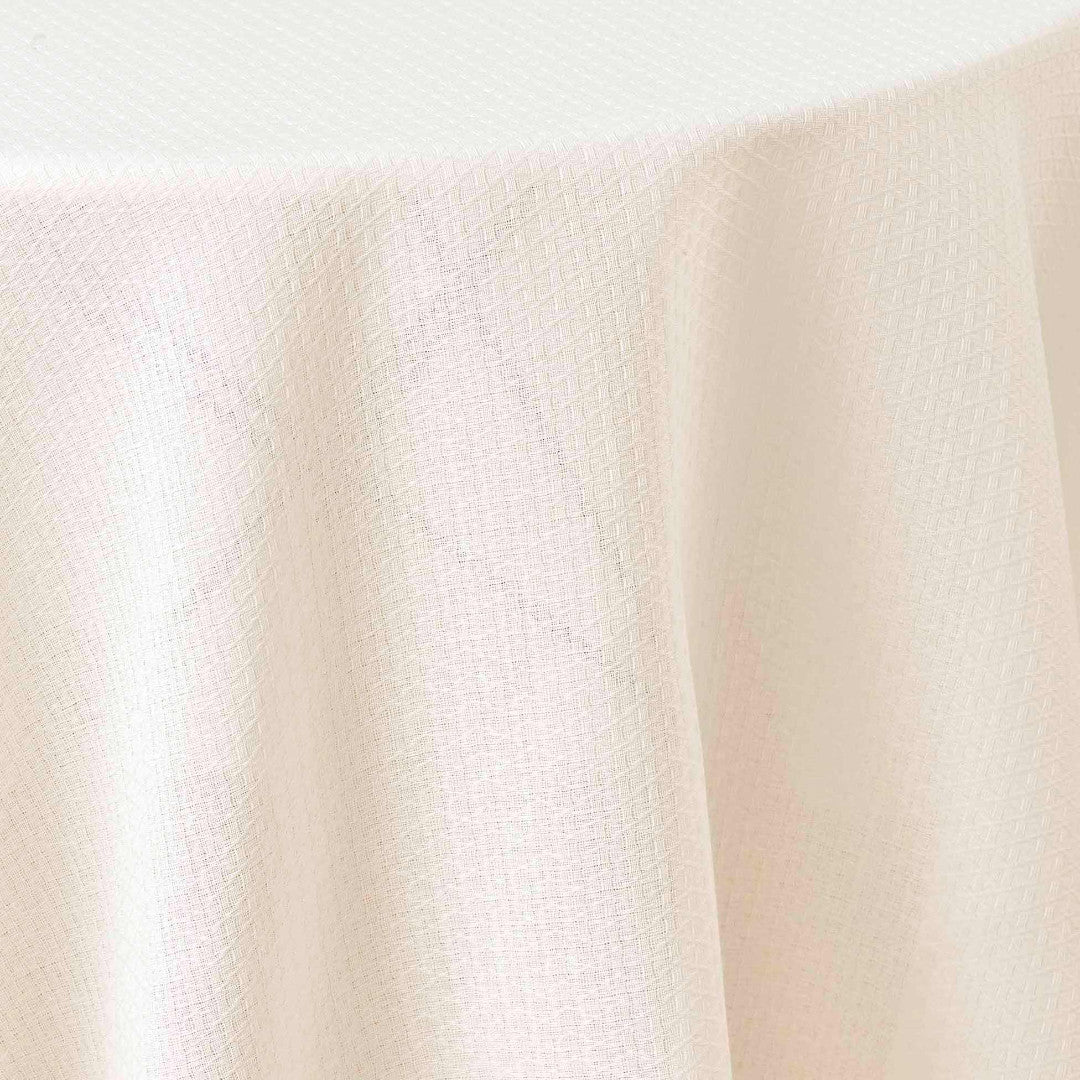 Stella – Rund damaskdug Ø 180 cm, nærbillede