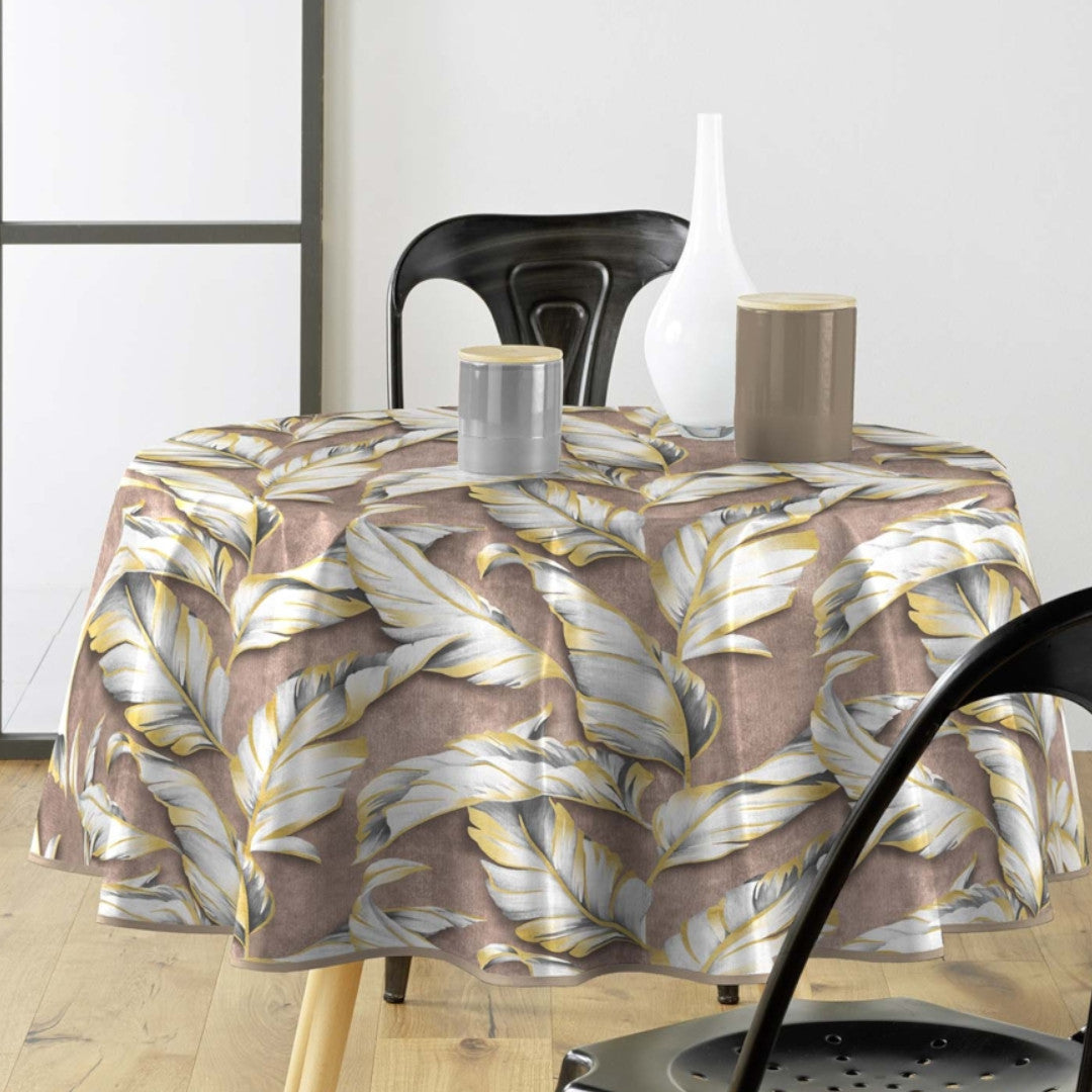 Textilia Glitter Ibany - Rund voksdug Ø 155 cm, miljø