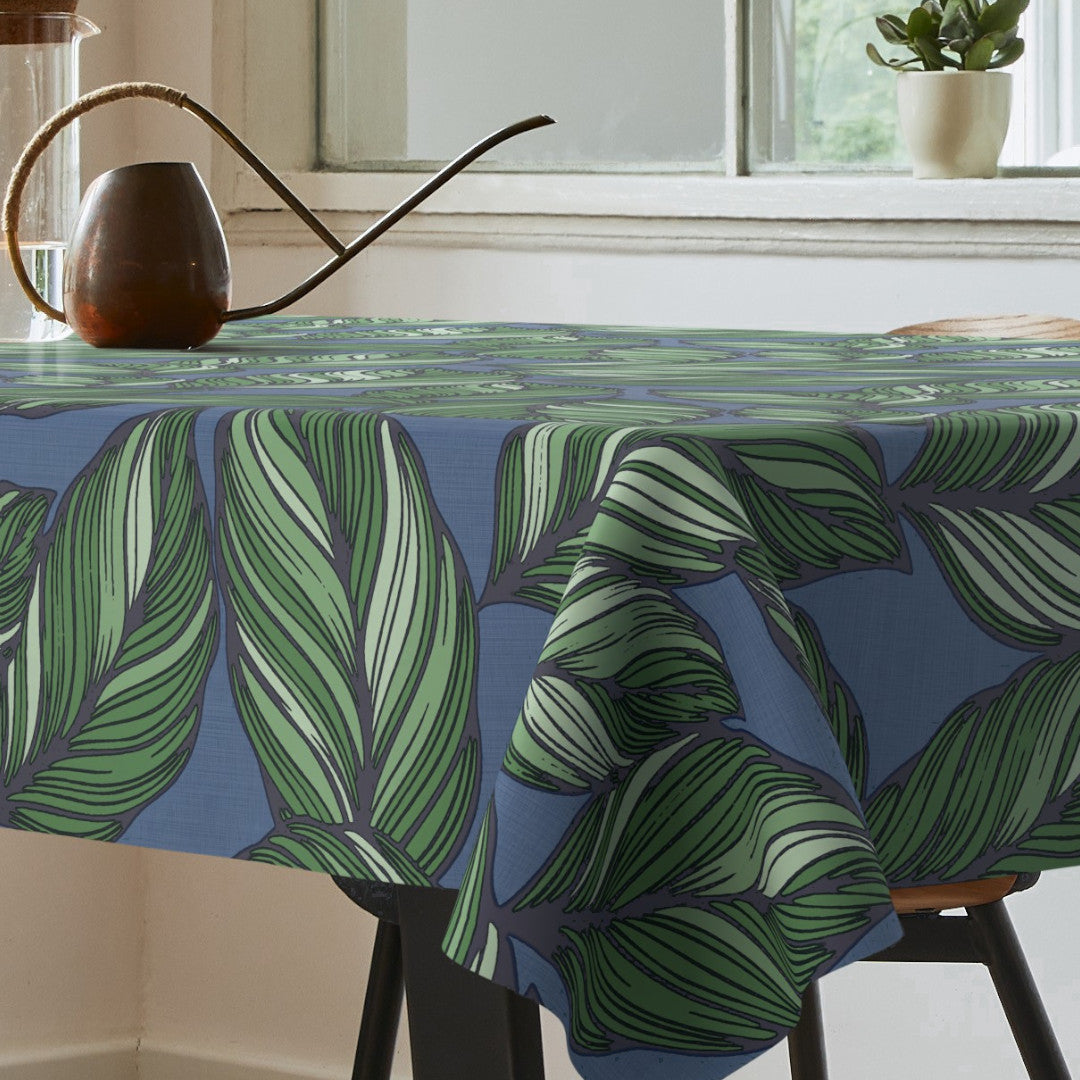 Tropical Garden – Ekstra kraftig voksdug med tekstillook, hjørne
