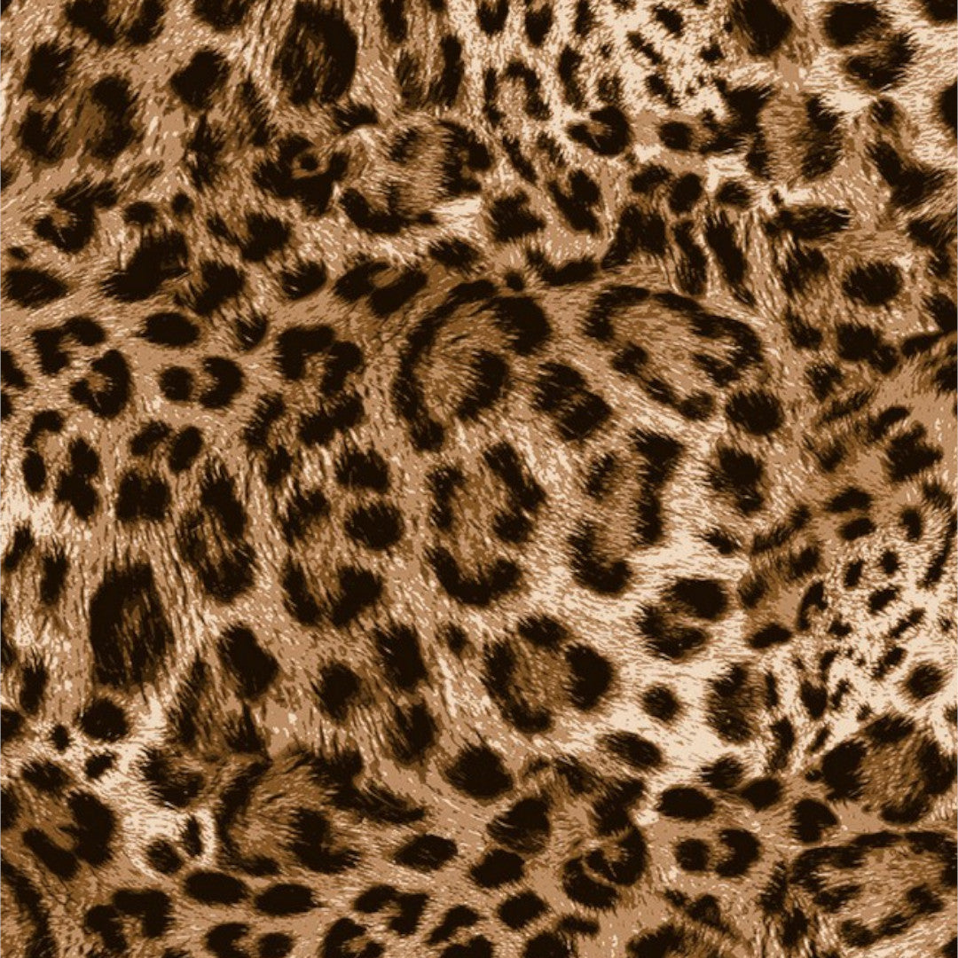 Voksdug Leopard Luxe – Eksotisk borddækning med dyreprint, mønster