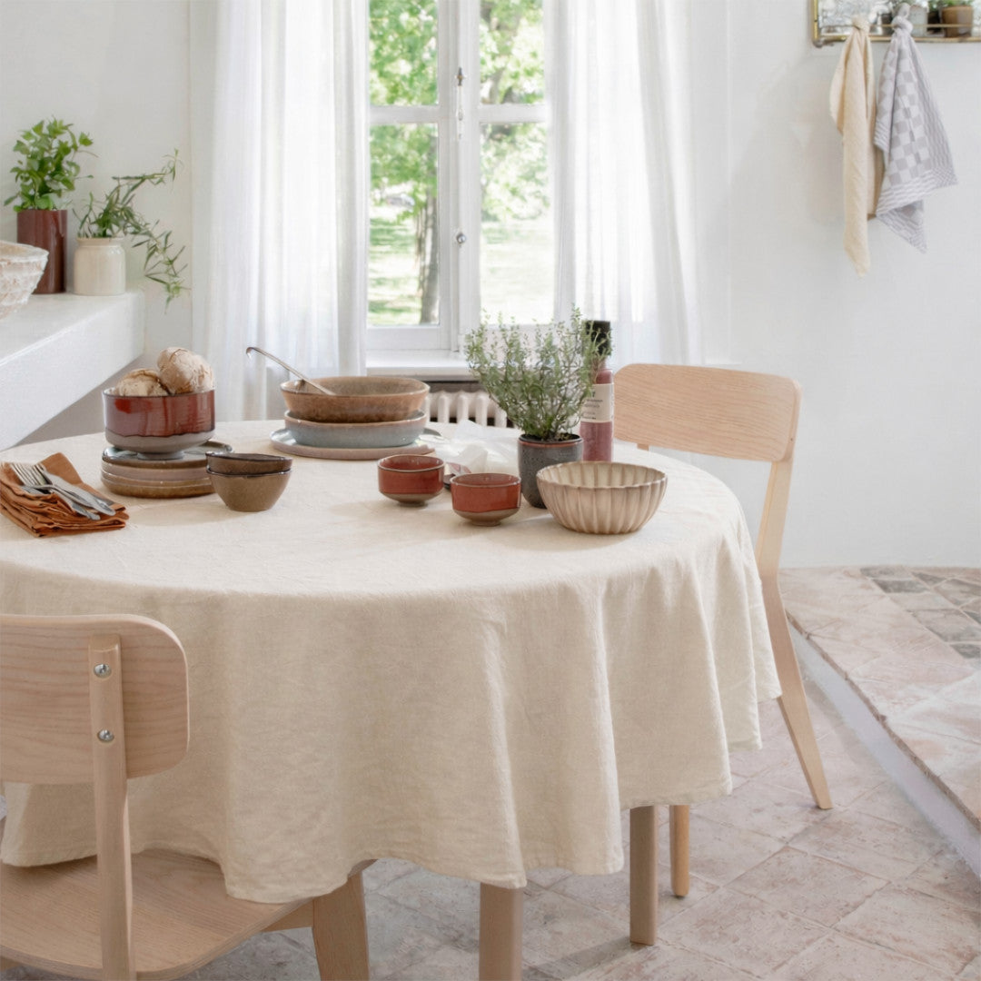 WOW Hørdug, Essence Ivory - Rund Ø 180 cm