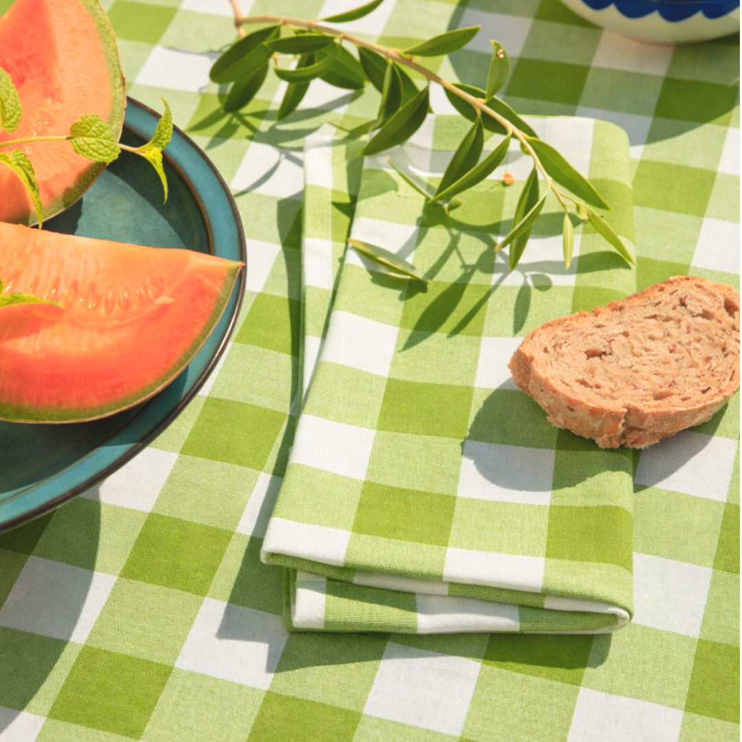 WOW Spring Evergreen – Ternede stofservietter 45 x 45 cm (4 pack)