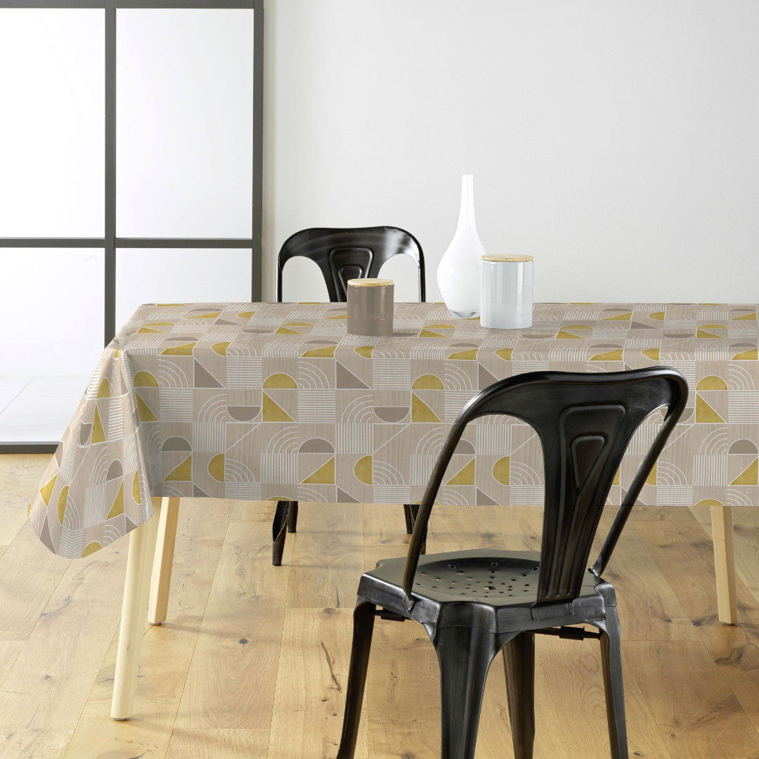 Zelda Luxury Natural - Voksdug med grafisk mønster, miljø