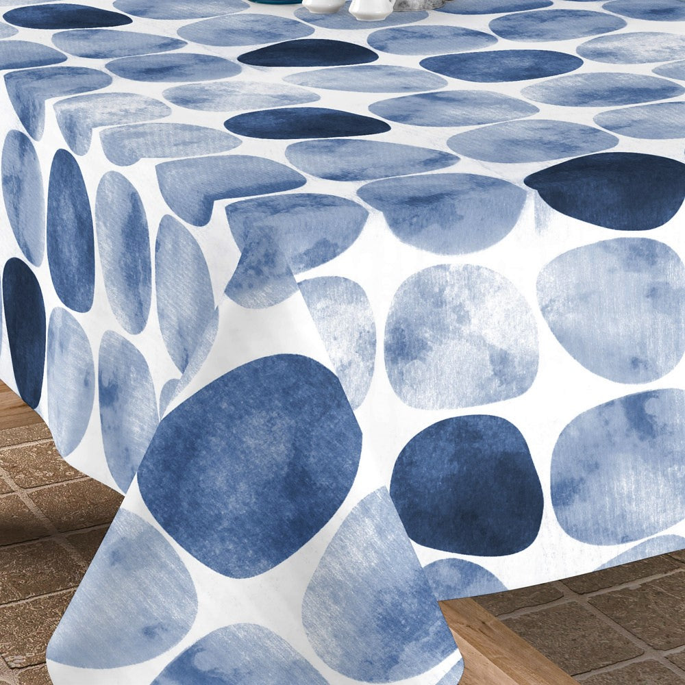 Arapoff Rio - Stonefree Retro, akryldug i hvid/blå/lyseblå - 180 cm