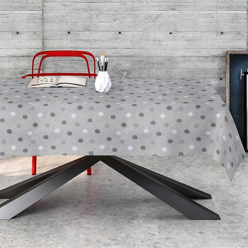 Gorky - Akryldug med "malerpletter", 160 cm bred