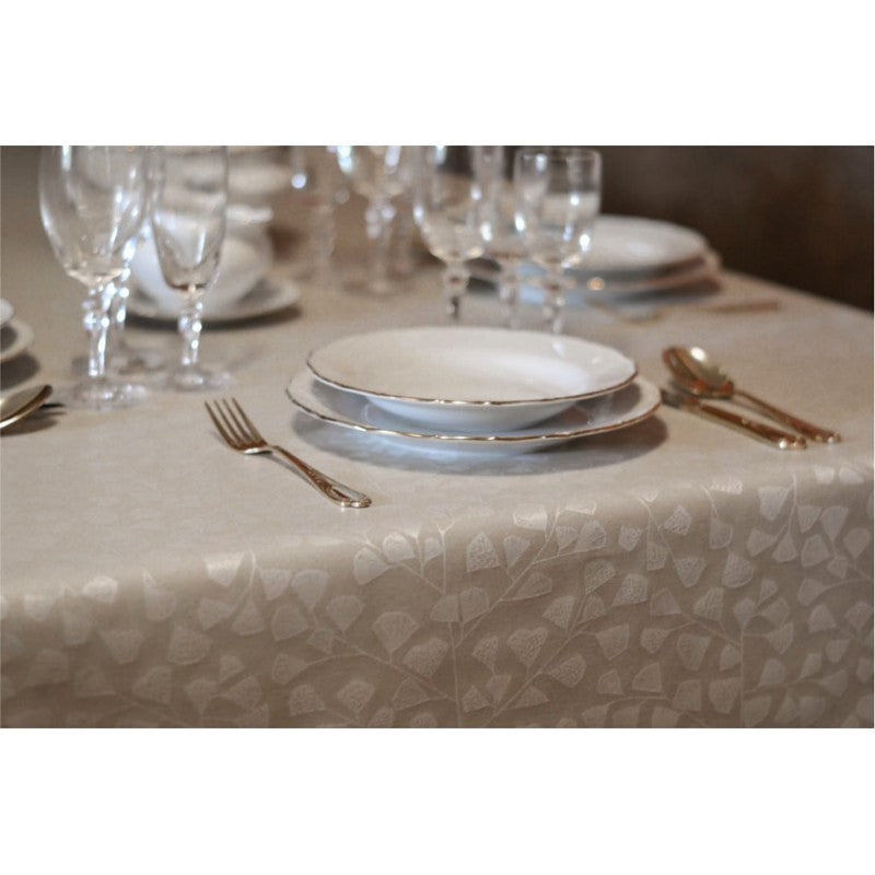 Bonard natur, jacquard vævet akryldug, 160 cm bred