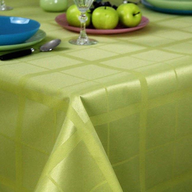 LYS grøn, akryldug med stor tern