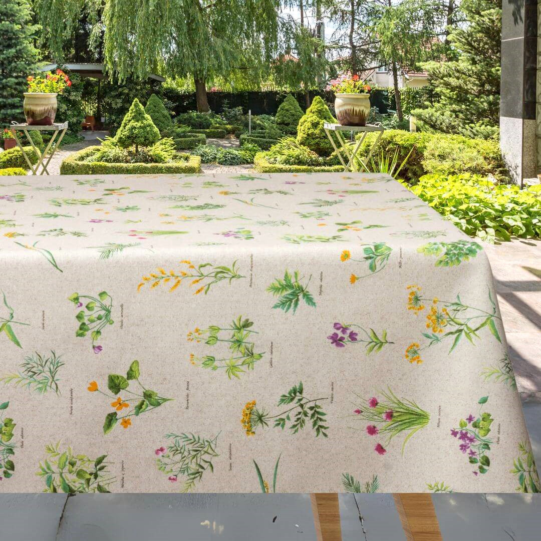 Renoir - Akryldug med vild have