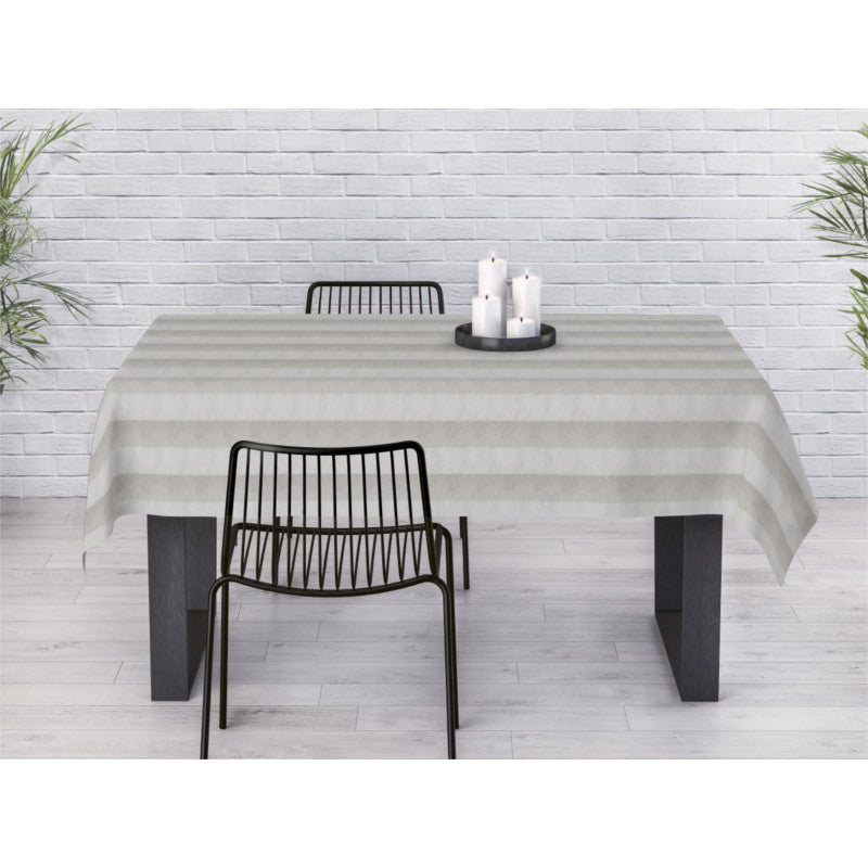 Welss Lino beige, jacquard vævet akryldug 160 cm bred