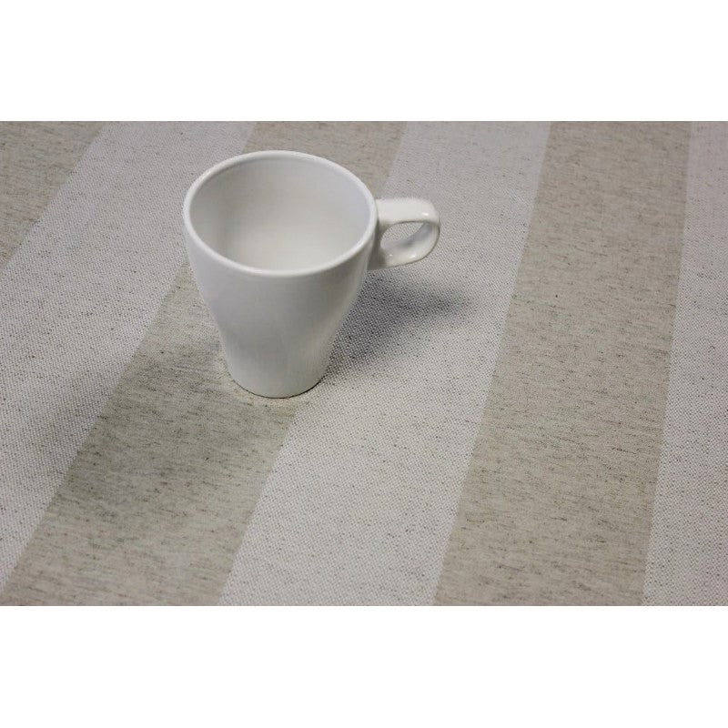 Welss Lino beige - Jacquard vævet akryldug 180 cm bred