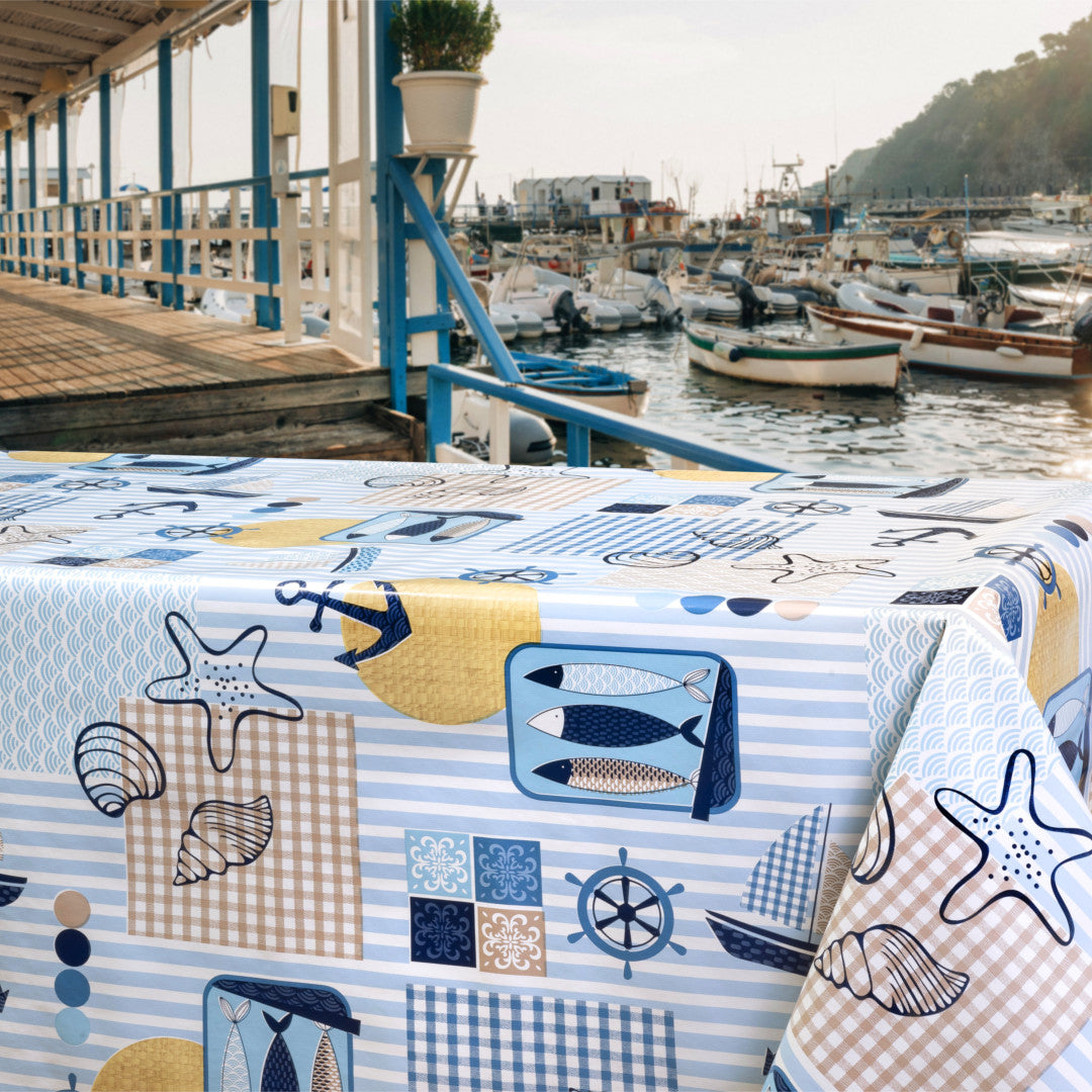 Alt Godt fra Havet - Voksdug med maritime motiver