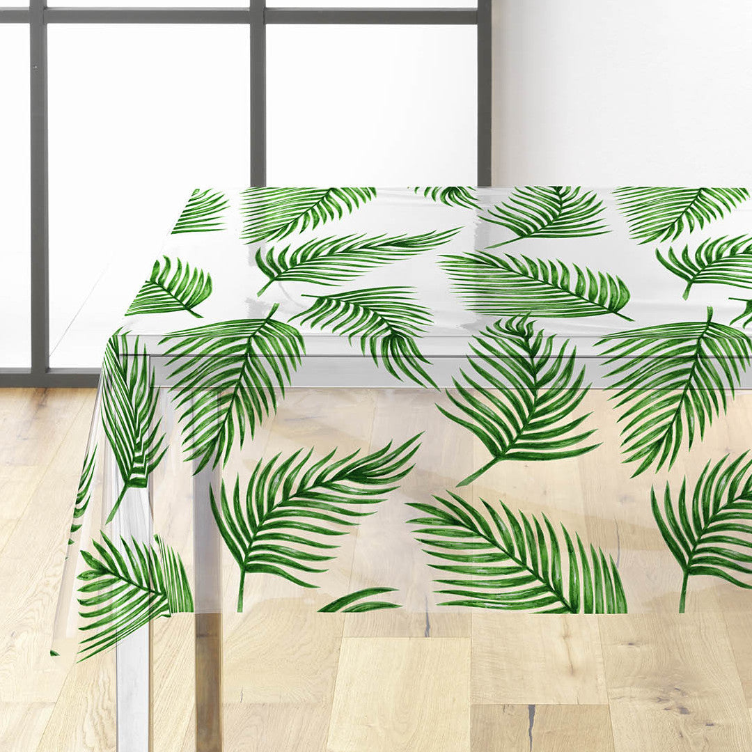 Amazonie - Gennemsigtig voksdug med tropiske blade