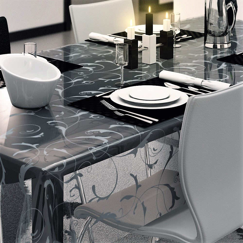 Amber, klar plast gennemsigtig voksdug med ranke