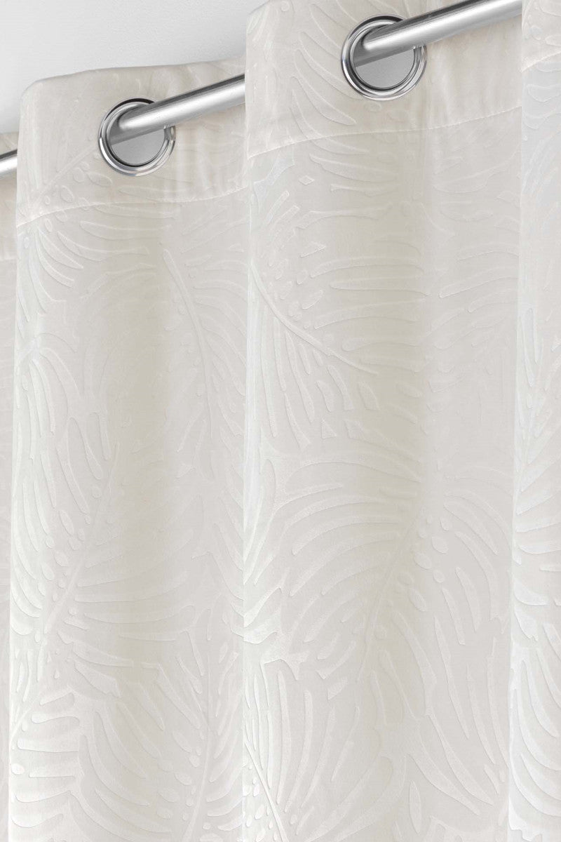 Analia Præget Velour Natural – Mørklægningsgardin 140 x 240 cm, ophæng