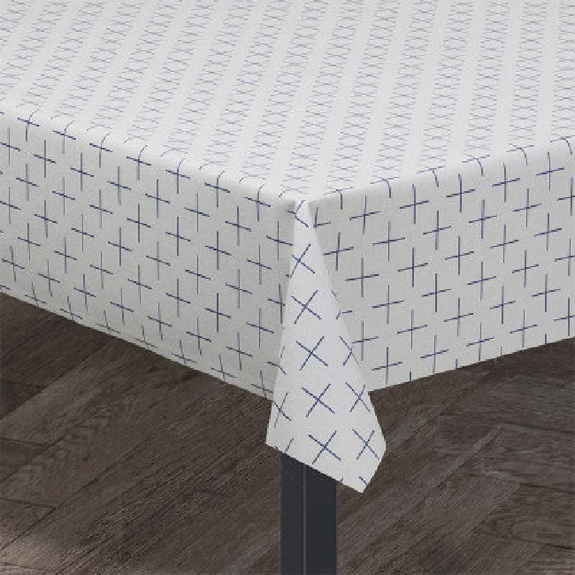 Juna Antic Cross Lysgrå / Midnatsblå - Flot akryldug