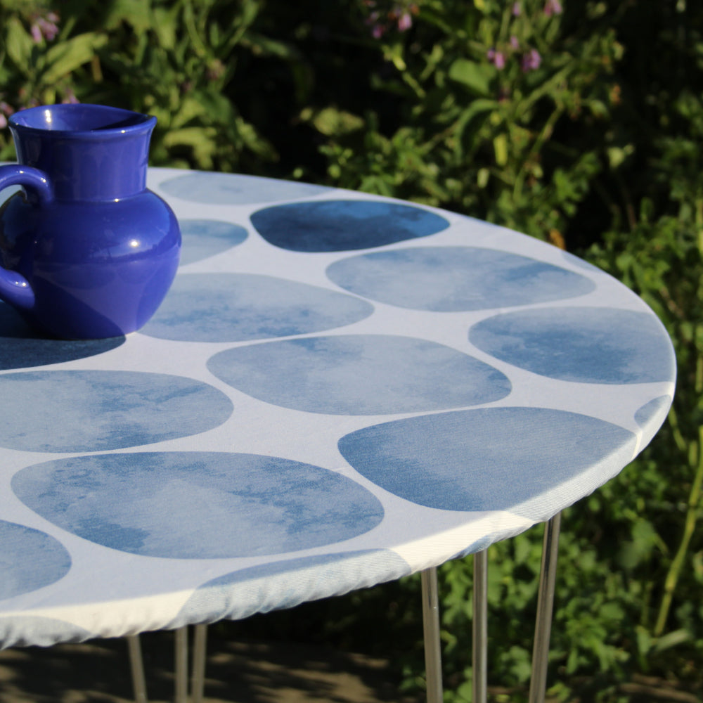 Arapoff Rio - Stonefree Retro, rund akryldug med elastikkant - Til bord Ø 60 - Ø 170 cm