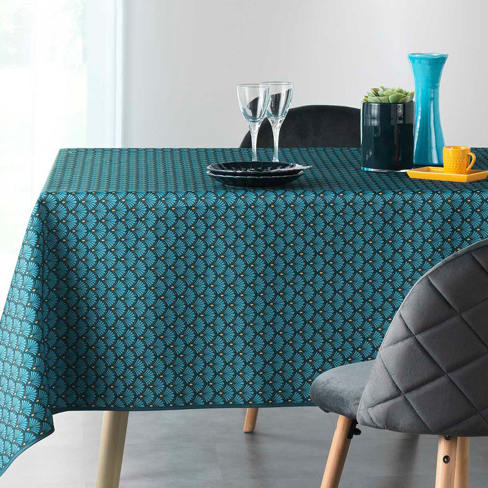 Artchic Blue 150 x 240 cm, rektangulær dug med anti-plet