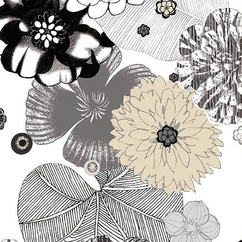 Akryldug - Bahamas, grå