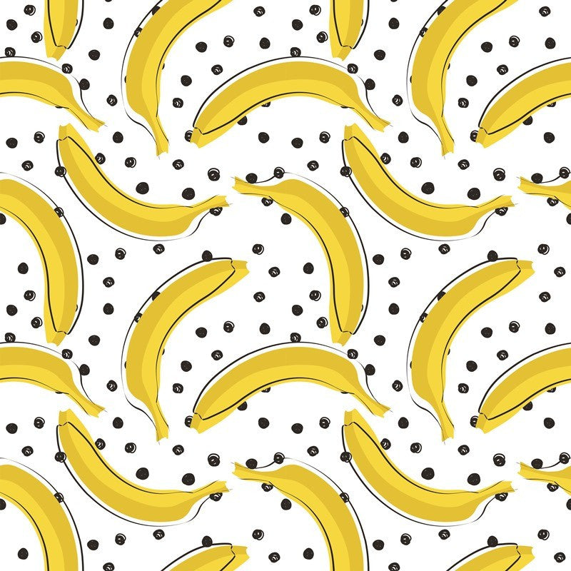 LÆNGDE: 4.5 m - Bananas - voksdug med bananer