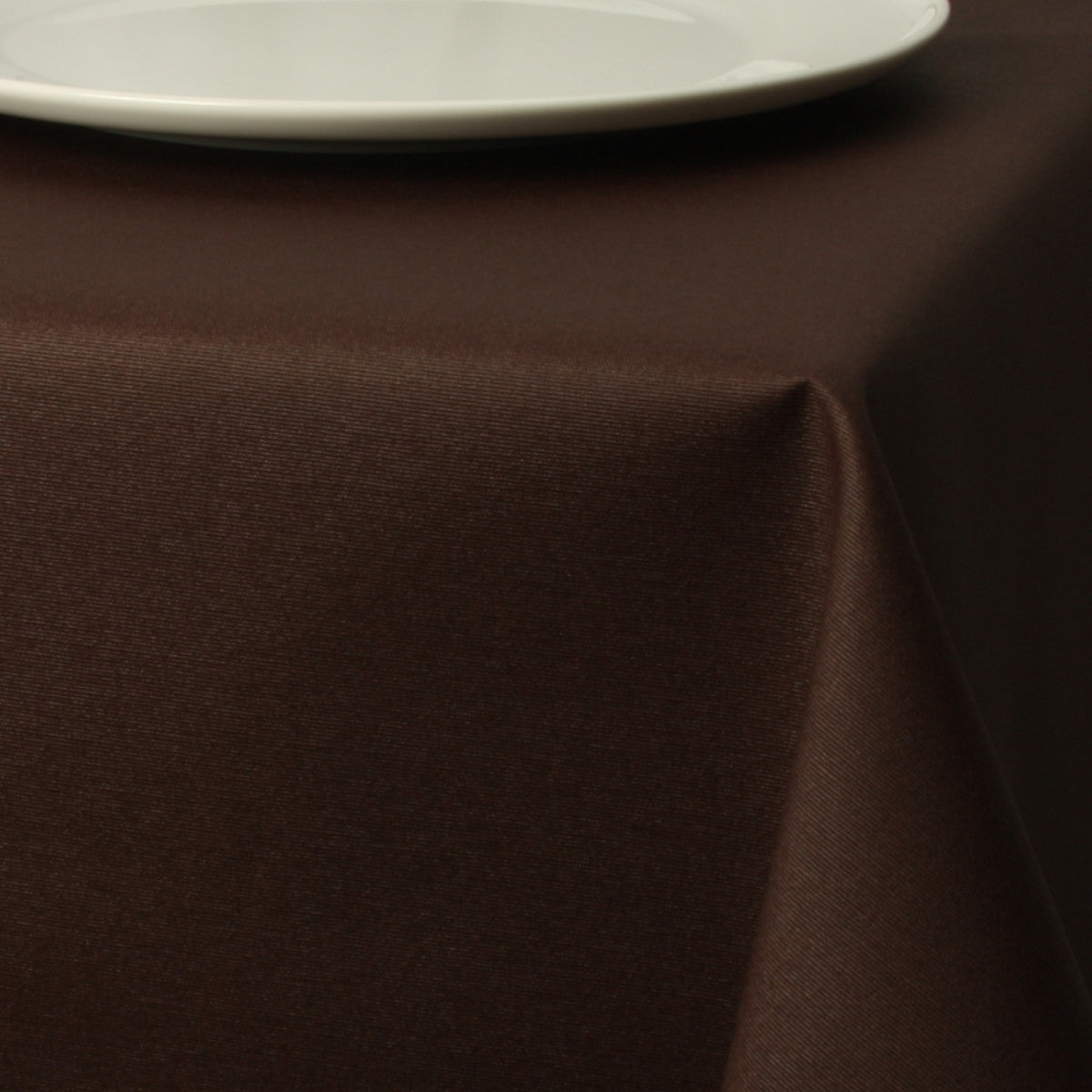 Basic ensfarvet akryldug - Choco