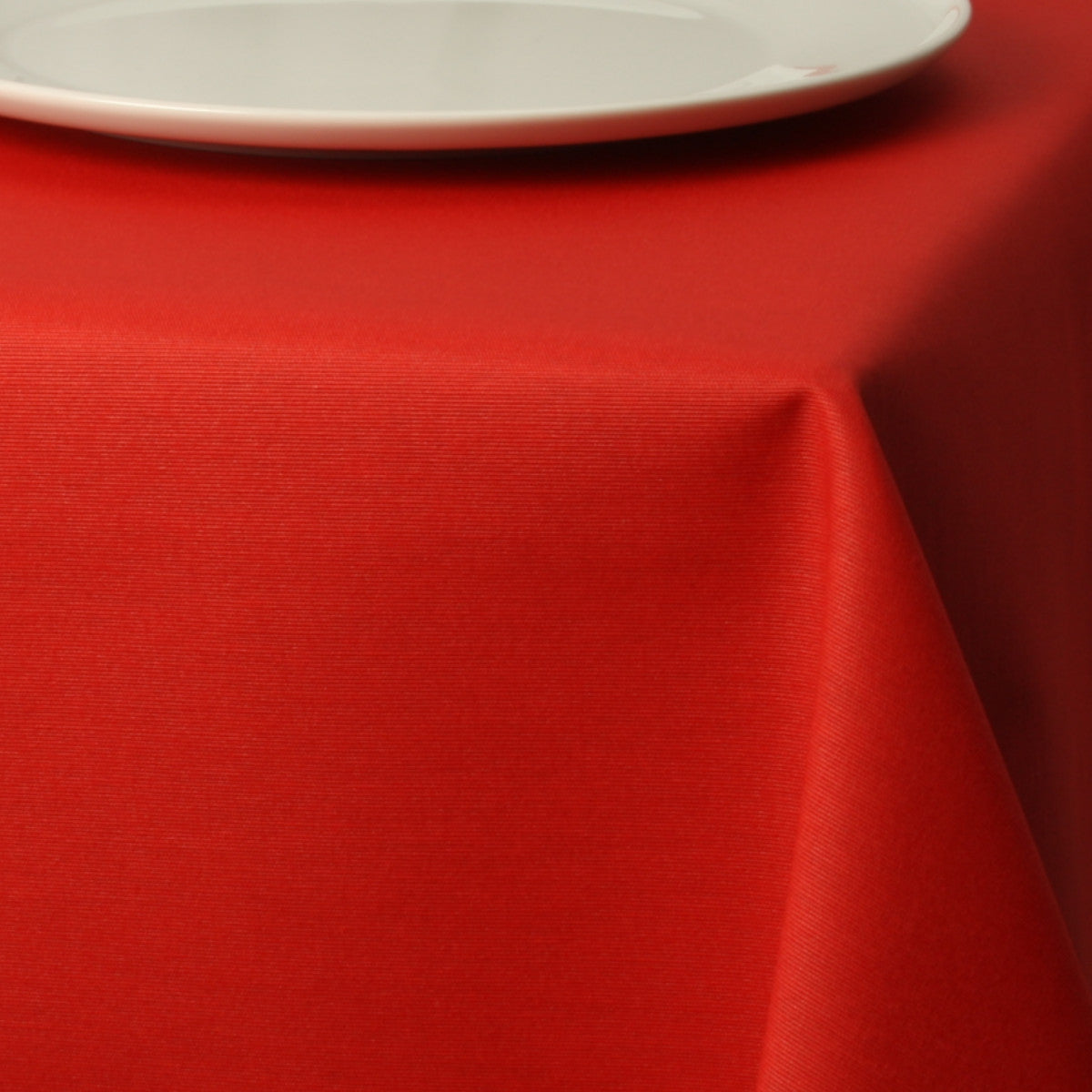 Basic ensfarvet akryldug - Rød