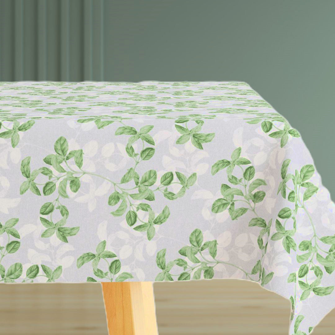 Basilikum - Grå akryldug med hørlook