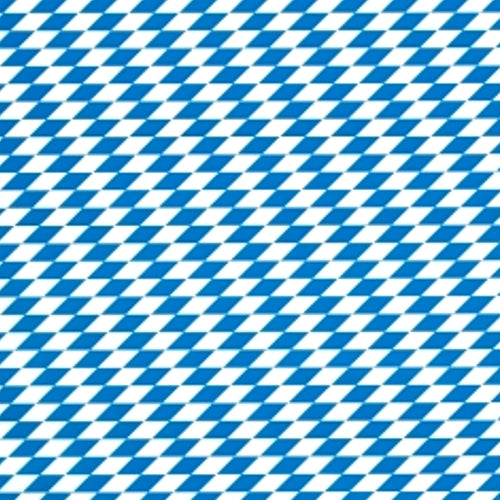 Bayerische Raute, klassisk ternet voksdug til Oktoberfest, Party, Biergarten m.m.