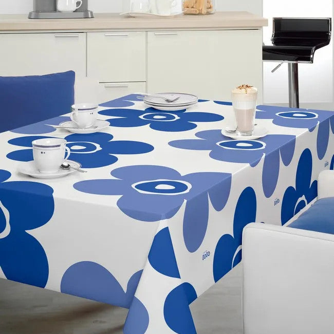 Lola voksdug - Big Flower Heavenly Blue