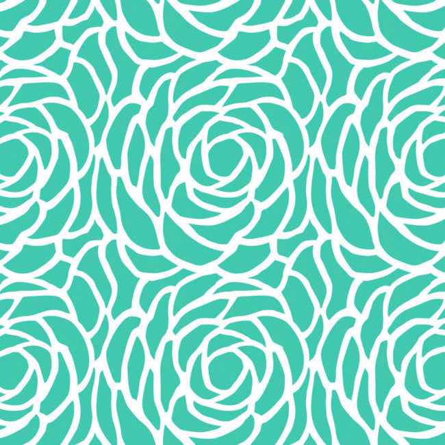 LÆNGDE: 3,5 m - Bloom Aruba - Voksdug med store flotte stregblomster