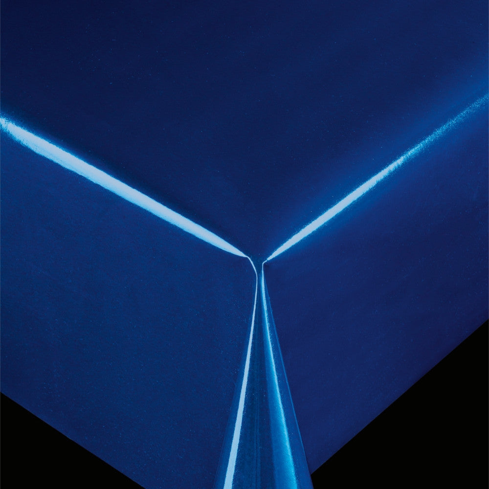 Trend Uni blå - ensfarvet pvc fri voksdug