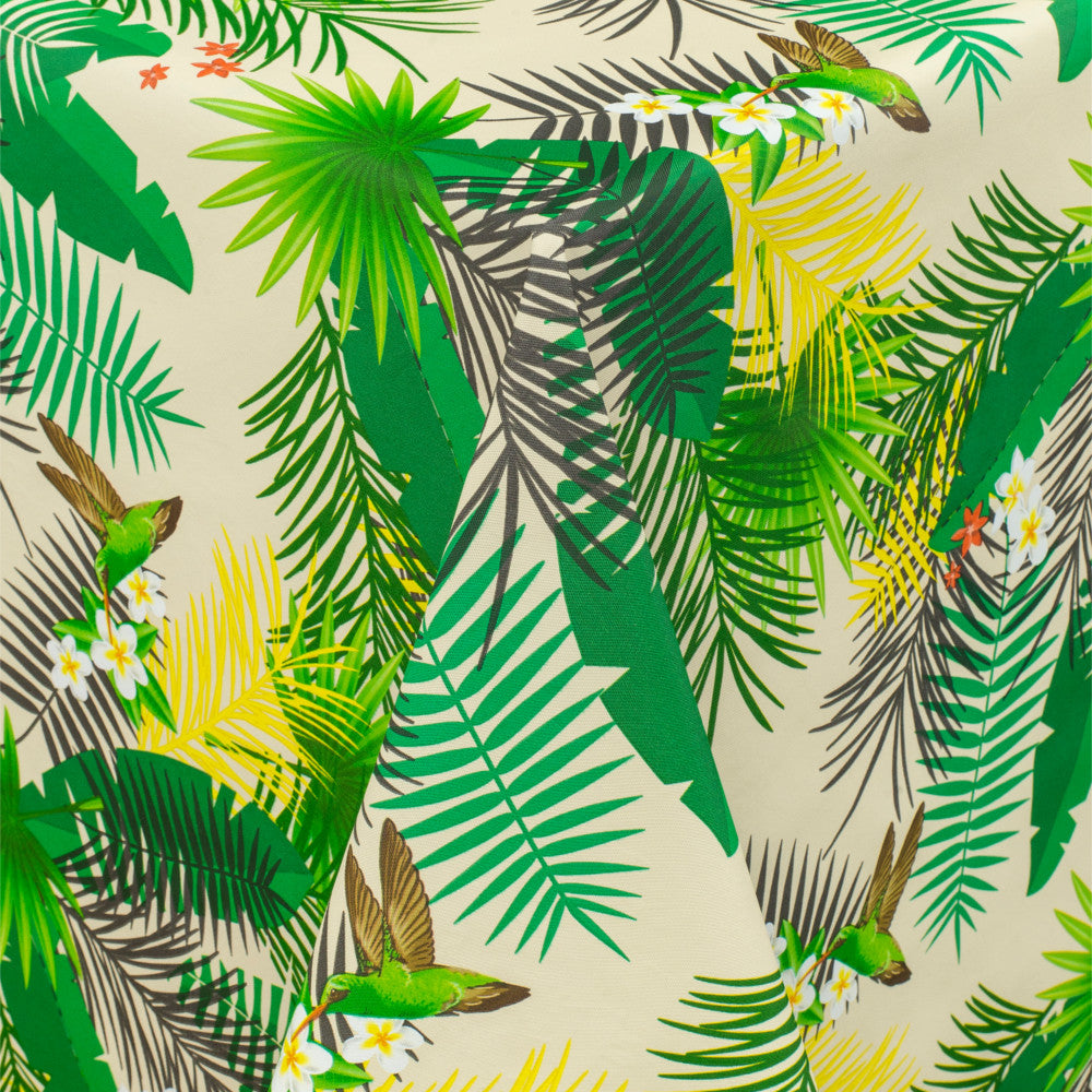 Bregnesporer - Rund voksdug med elastik