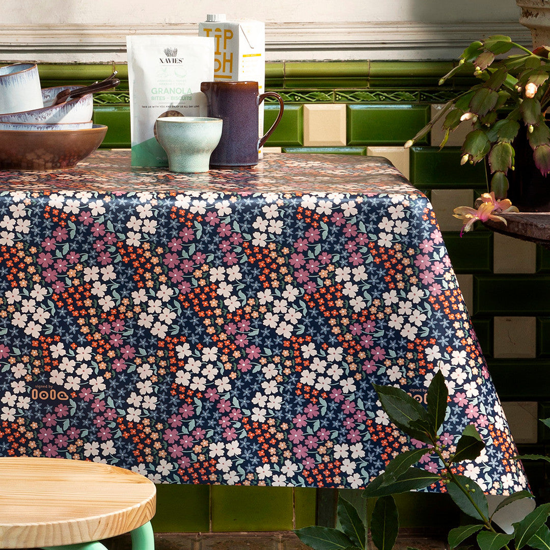 Lola voksdug - Butterflys Buffet Morning Blues