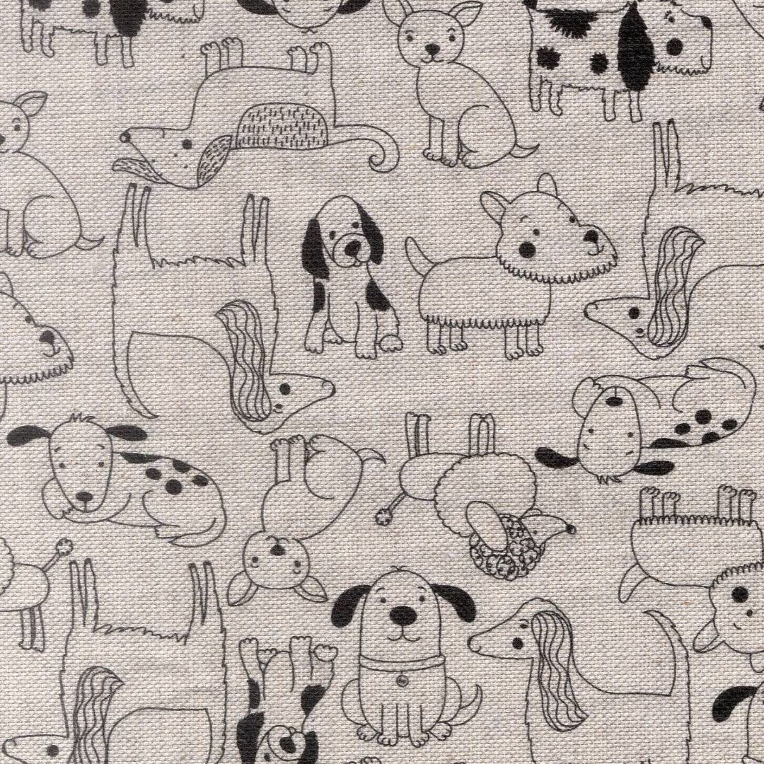 Cani Divertenti e Carini - Akryldug med søde og sjove hunde