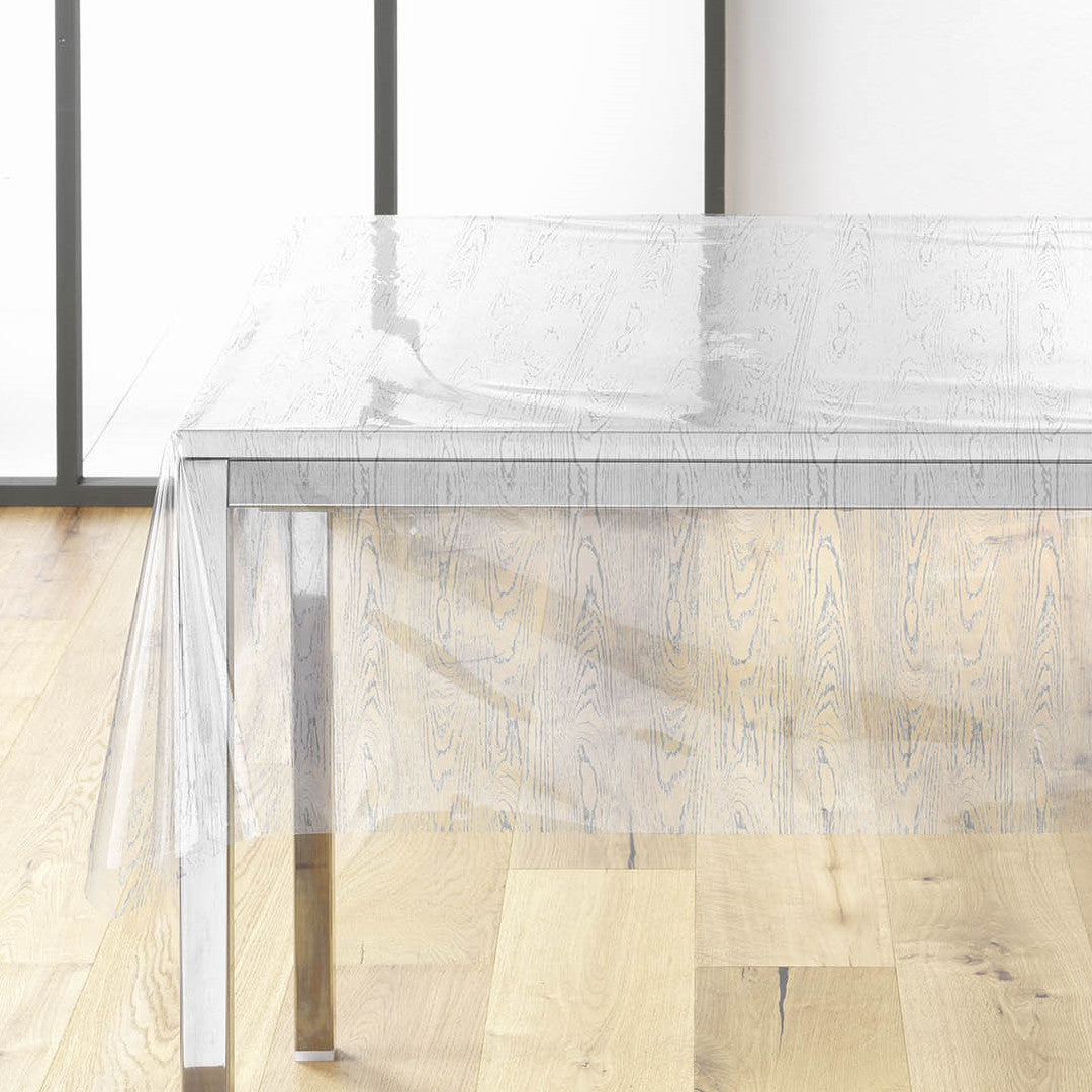 Ceruse - Gennemsigtig voksdug med trælook, på bord