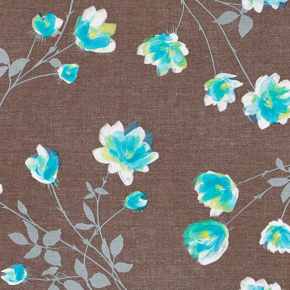 Cheryl Marone, voksdug med ærteblomster i blå