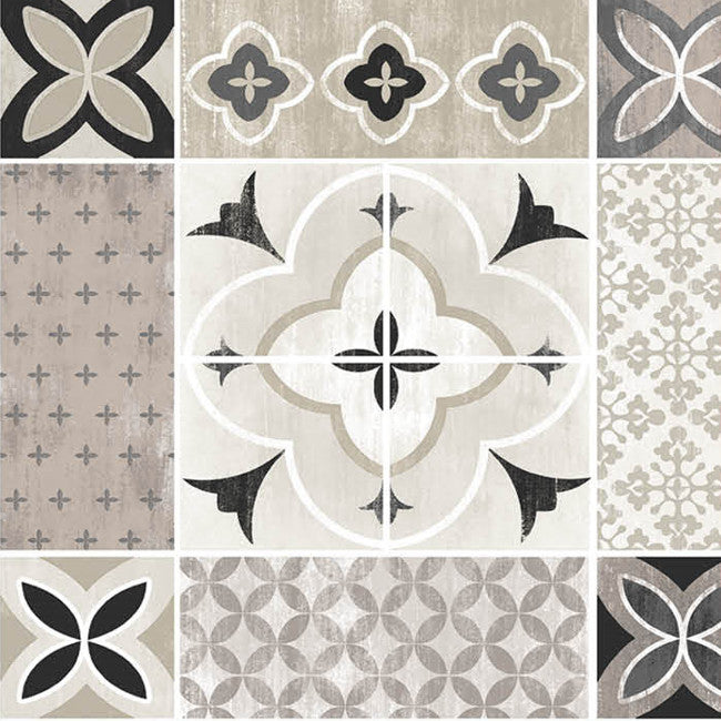 Ciment Lin natur, Laura Lancelle akryldug med teflon, 155 cm bred