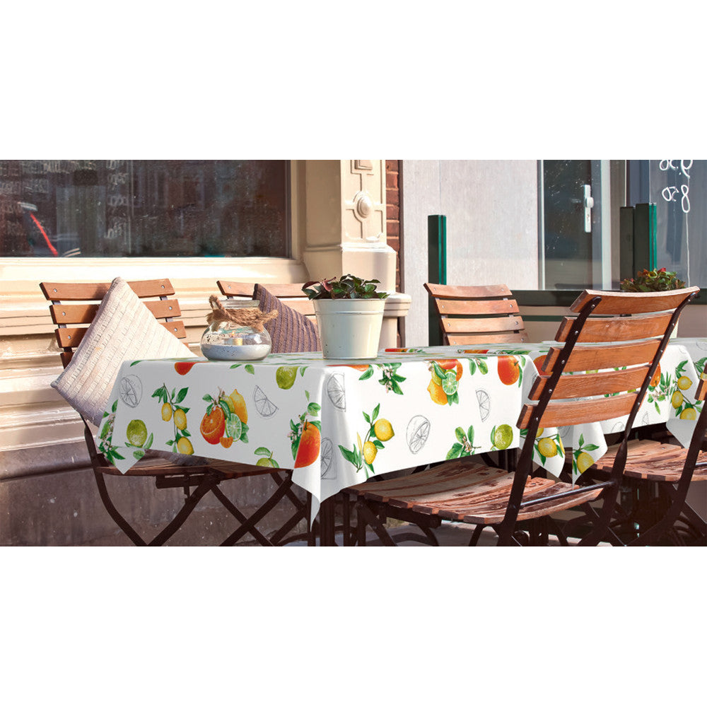 Citronella - LFGB, voksdug med citroner med mere