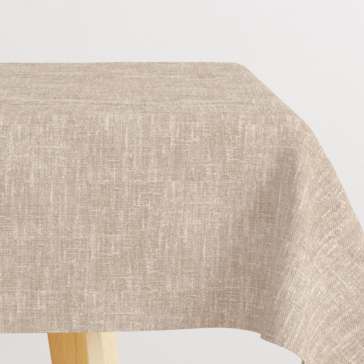 Claudel Tierra Natur - Akryldug med hessian look, 160 cm bred