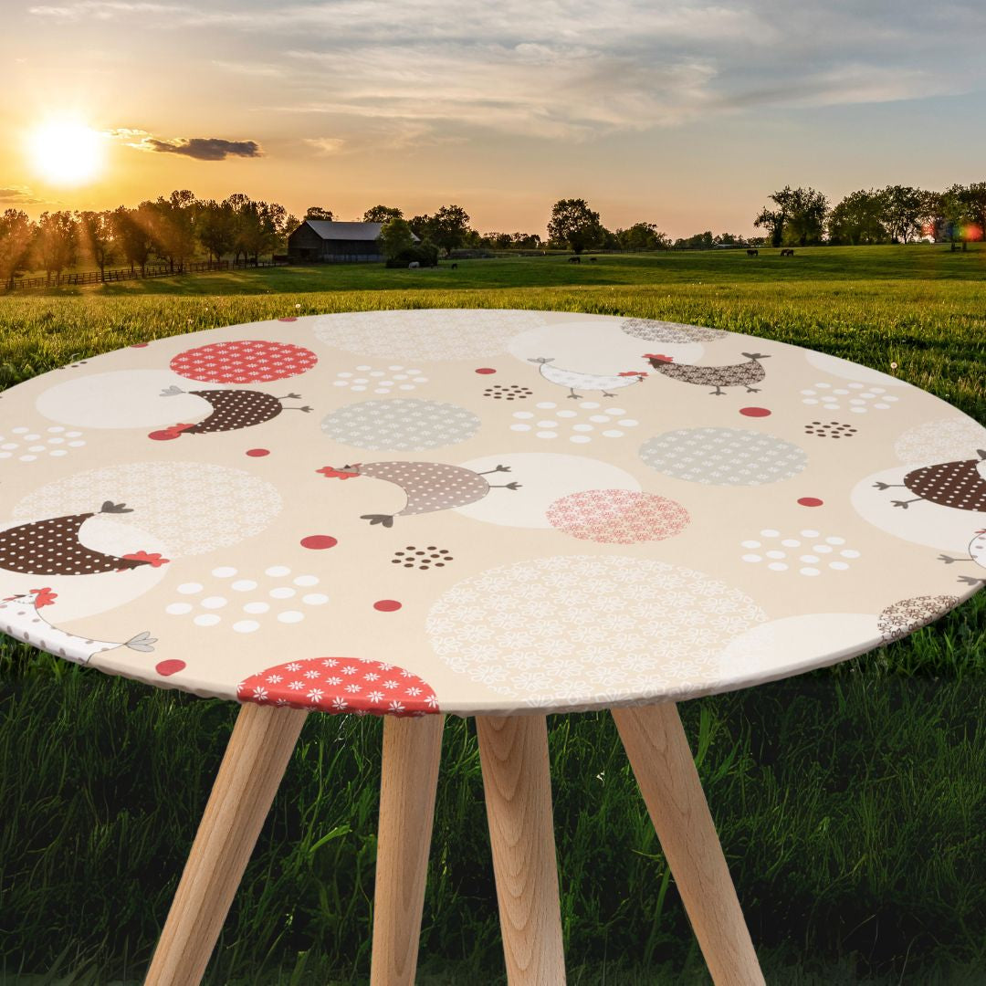 Cocotine Textilia - Rund voksdug med elastik