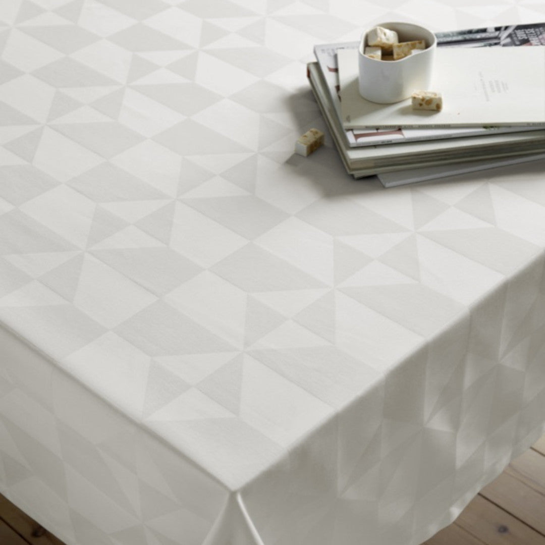 Compliments Wind Damaskdug, Creme - 140 x 370 cm